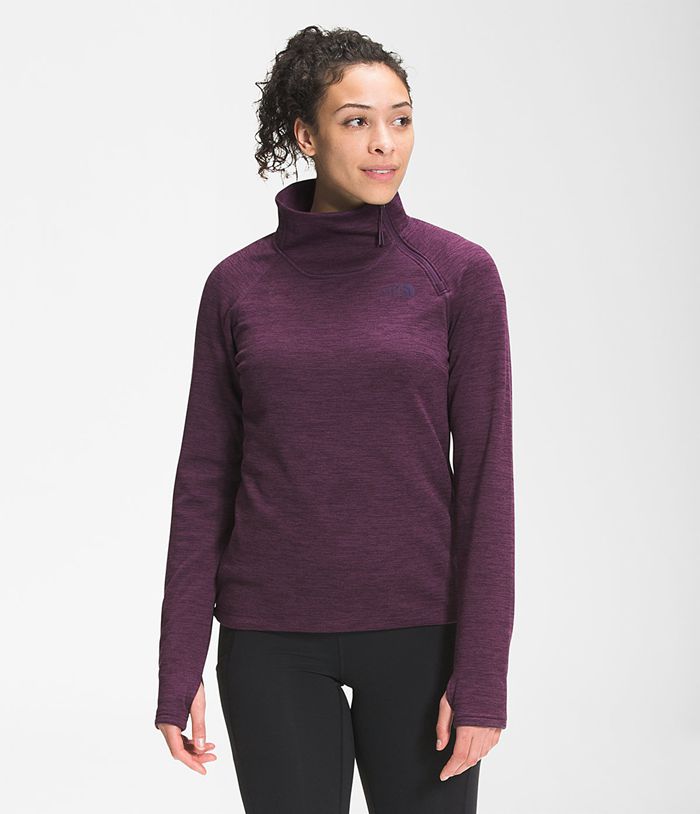 The North Face Womens Pullover Canyonlands ¼ Zip 519HWGJMU - Purple